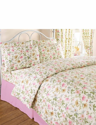 Cottage garden flette quilt - cottage,