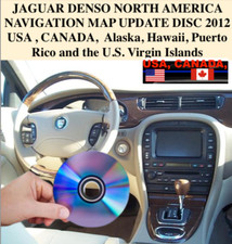 SAT NAV DISC MAP LAST UPDATE for S-Type, XJ, X,  JAGUAR NAVIGATION DVD - USA