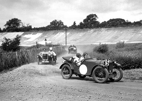 Two austin ulsters leading - leading, an