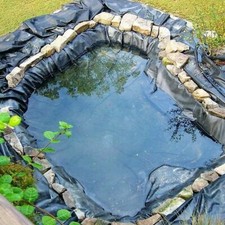 Fish Pond Liner Garden Pool HDPE Membrane Reinforced Multiple sizes 200G/SM