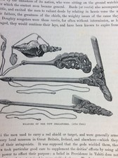 J1h Ephemera victorian book plate 1874 New Zealand Artefacts