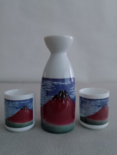 Vintage japanese sake set - vintage,