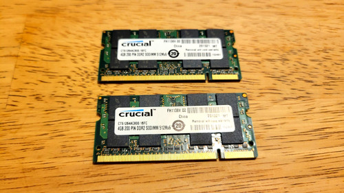 Crucial micron 4gb 200 pin - 2, x