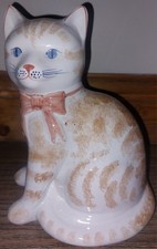 Vintage Rye Pottery Cat Figure