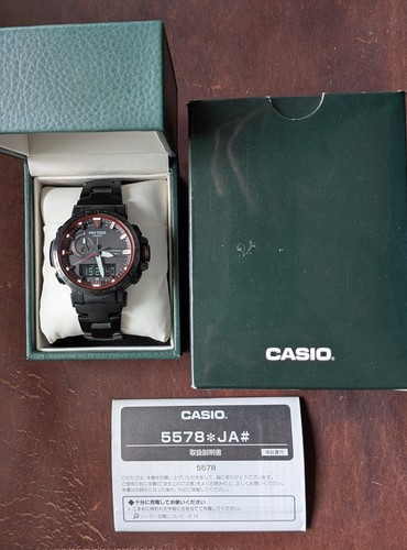 Casio protrek firefall - casio,