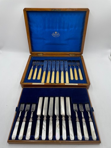 Antique canteen cutlery - antique,