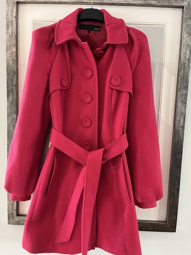 Next fushia pink coat size - next,
