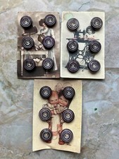 Vintage Glass Buttons sold per 6 button card   Group K