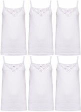 Pack of 6 Stretch Cotton Vest