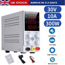 Adjustable DC Bench Power Supply Digital 30V 10A LED Precision Lab Variable UK