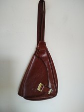 Vintage Kevim Paris Brown Leather Backpack Bag