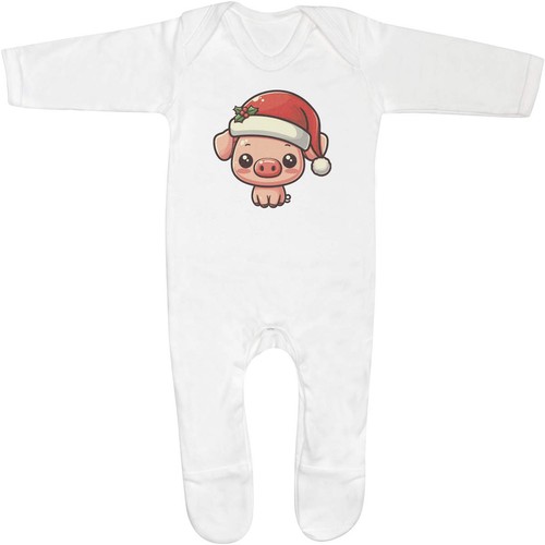 Baby piglet santa - piglet, hat'