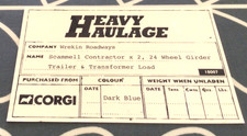 Corgi Heavy Haulage 18007