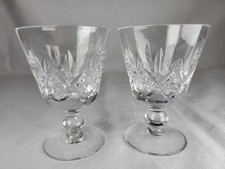 2 Stuart Crystal Cut Wine