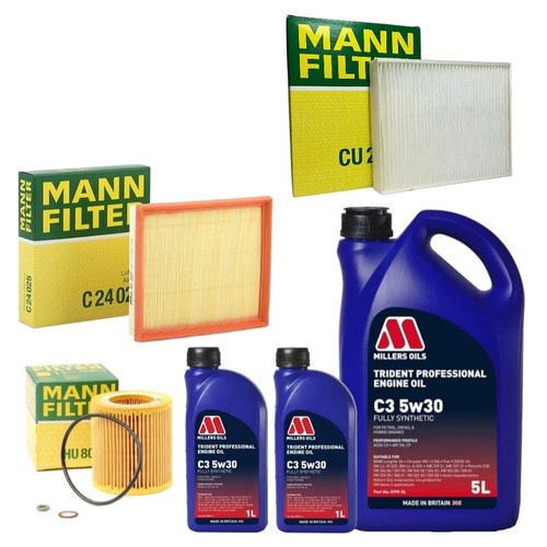 Mann oil air cabin filters - cabin,