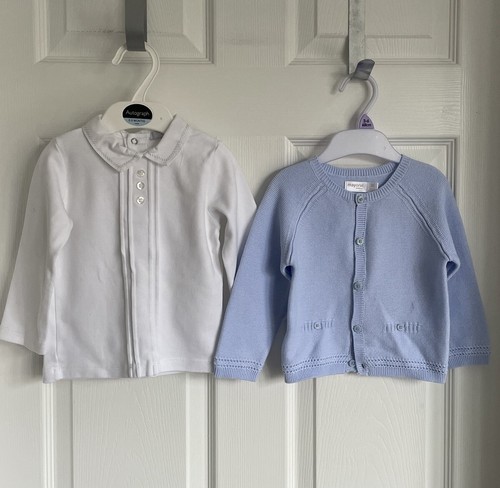 Baby blue white - blue, mayoral