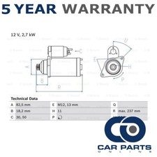 Starter Motor CPO Fits Toyota