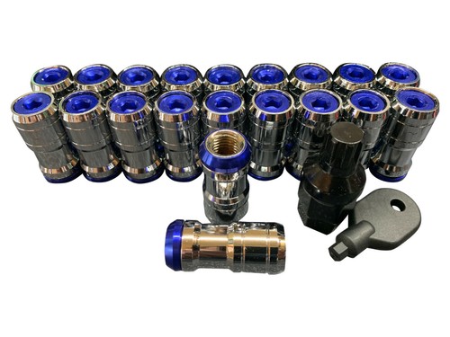Chrome blue lug - chrome,