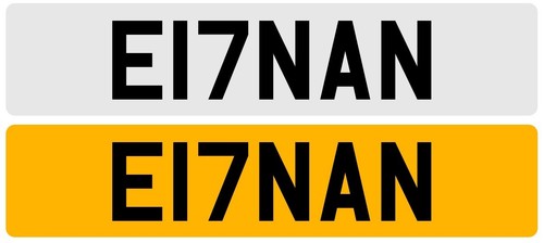 Personalised car registration - personalised,