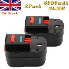 2x Battery For Black Decker