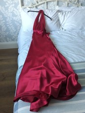 Dress Cherry Red Long Betsy&Adam by Linda Bernell Size 12