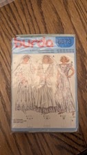 Vintage Burda Wedding Dress Pattern Size  8-18