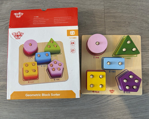 Tooky toy geometric block - tooky,