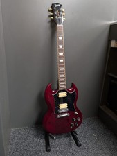 Burny Super Grade Cherry Electric Guitar
