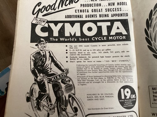 Cymota cyclemotor - cymota,