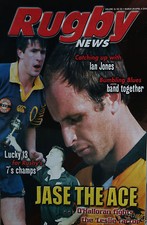 NZ RUGBY NEWS 31-05, 29 Mar 2000 Ian Jones, Gonzalo Quesada, Davin Heaps