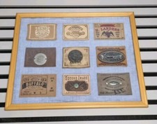 Retro Jeans Leather Logo Back