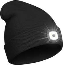 Knitted Wooly Beanie Hat With