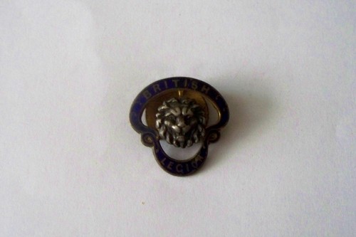 British legion lapel - british, badge