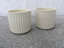 2 x Ceramic Plant Pots