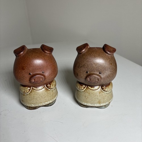 Vintage japanese stoneware pig - japanese,