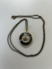 Vintage Ladies SR Renova Pendant Enamel Watch & Chain