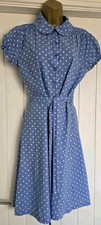 Vintage 1940s WW2 Style Blue