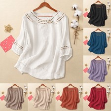 Women Summer T-shirt Hollow