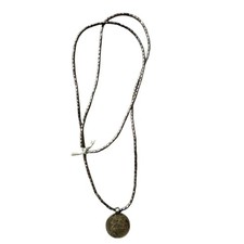 Vintage Ethiopian Haile Selassie 10 Centes Coin Pendant Necklace – Lion of Judah