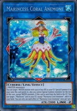 Yugioh Marincess Coral Anemone RIRA-EN041 Secret Rare 1st Edition