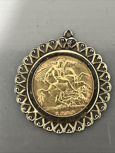 1909 edward vii half - vii, sovereign