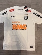 Nike Santos 2012/2013 Neymar #11 Retro Home Jersey Large