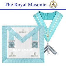 Masonic Craft Worshipful Master Apron WM Past Master | Collar | Jewel | Regalia