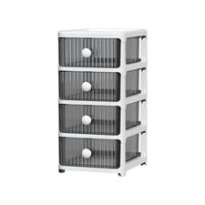 4 Tier Plastic Drawers Storage