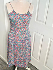 Summer Dress Size 12 Floral Cotton Vintage 60 70s Festival Boho Hippy Horrockses