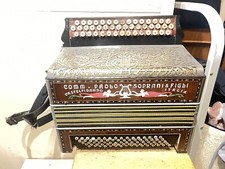 Paolo Soprani Cromatic Accordion Made In Italy Vintage
