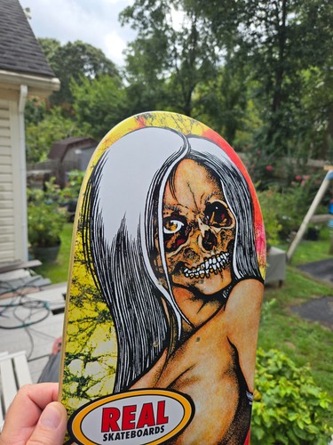 Real skateboard deck pushead - skateboard,