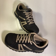 Vintage Y2K Sketchers Womens 6 Black Suede Chunky Sneakers Grand Jams