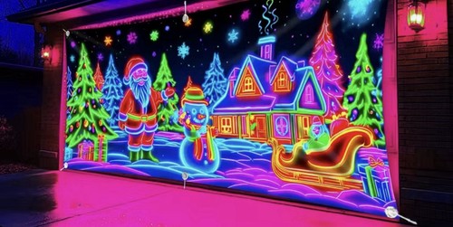 Large merry christmas banner - merry,