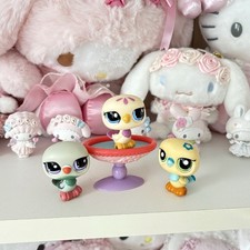Littlest Pet Shop pigeon trio